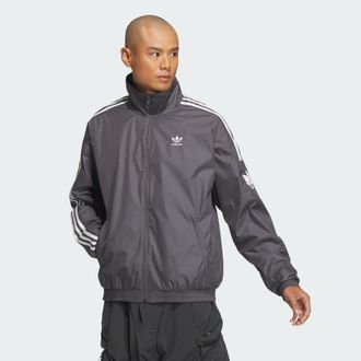 adidas Originals ADIDAS Originals Unisex Retro Trefoil Jacket (Gender Neutral) - Black/Dark Grey - Size X-Large