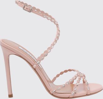 Aquazzura Sandalo Tequila Aquazzura in nappa con strass