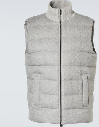 Herno Silk and cashmere down vest
