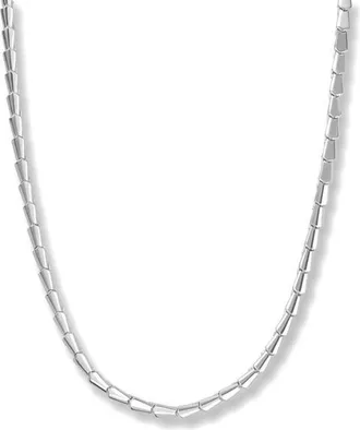 Melinda Maria Serpent Collar Necklace in Silver at Nordstrom