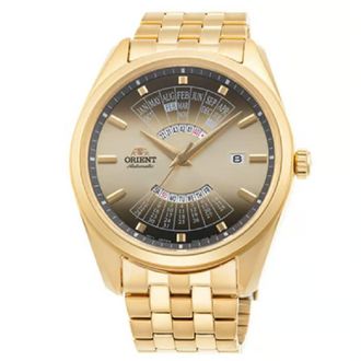 Orient Multi Year Calendar Automatic Champagne Dial Mens Watch RA-BA0001G00C