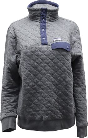 Patagonia Quilt Snap-T Pullover in Grey Cotton