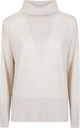Aragona Turtleneck Kasjmieren Trui - Dames - Truien - Beige - Maat: 2XS Kasjmier