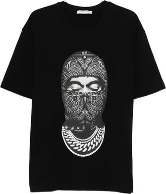 Ih Nom Uh Nit Paisley Mask Front T-shirt