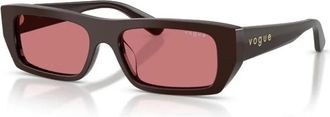 Vogue Eyewear Vo 5657Su 324275 Zonnebril - Dames - Zonnebrillen - Bruin - 53 MM - Accessoires
