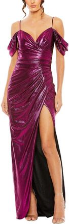 Mac Duggal Faux Wrap Gown