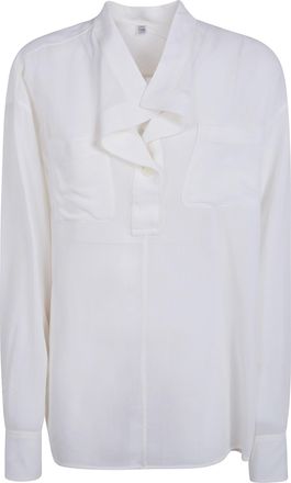 Toteme Overlapping Collar Blouse