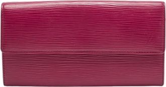 Louis Vuitton Pre-owned Lederen Portemonnee - Dames - Vintage Accessoires - Roze - ONE Size - Leer - Vintage