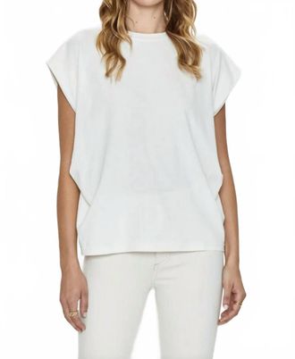 Pistola Denim Trina Muscle Tee In White Sand