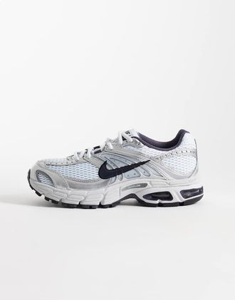 Nike Air Max Moto 2K - Sneakers nere e argento metallizzato-Grigio