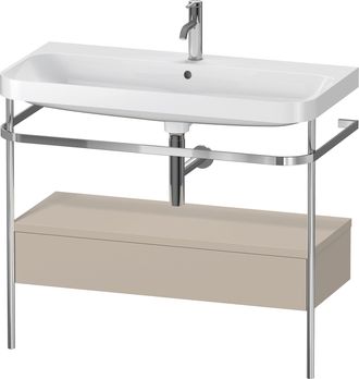 Duravit Duravit Happy D.2 Plus C-shaped Set Avec Console M&eacute;tallique Et