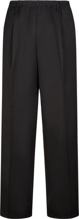 Cellar Door Relaxed Fit Straight Leg Trousers with Zippered Back Pocket