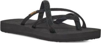 Teva Womens Olowahu Flip-Flop In Black