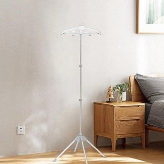 OEM Tendedero De Vapor - Soporte Para Plancha De Vapor - Vaporizador De Ropa - Perchero Giratorio - 160 Cm - Gris