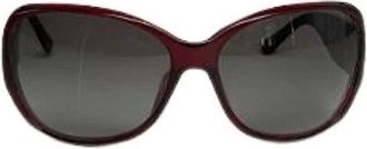 Ferragamo Pre-owned Accessories, female, Red, Size: ONE SIZE Pre-owned Plastic Sunglasses