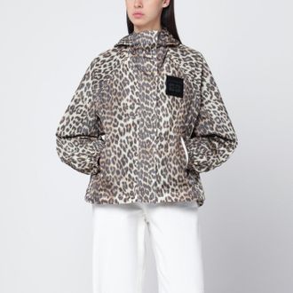 Ganni Jacke mit Leopardenmuster