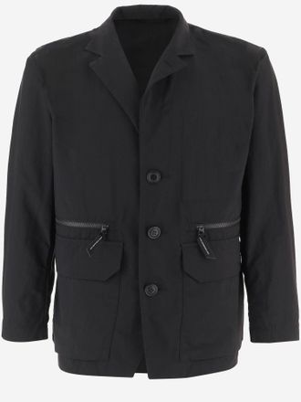 And Wander En Wander nylon jack met zakken met ritssluiting en gelaagde kraag