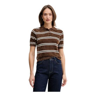 Oui Donna, Top, Marrone, L, new