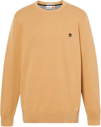 Timberland Katoenen Trui Donker Saffier/Donker Denim - Heren - Ronde hals truien - Oranje - 2XL - Katoen - Truien & Vesten