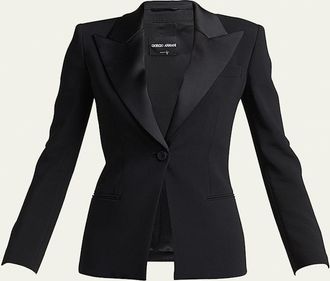 Giorgio Armani Single-Breasted Tuxedo Jacket