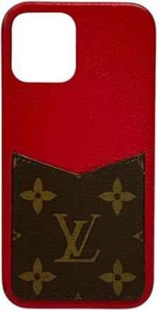 Louis Vuitton Custodia per iPhone Monogram Pre-owned - - Pre-owned - Uomo - Rosso - ONE SIZE