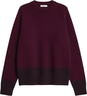 Paura Asia Virgin Wool Crewneck Sweater