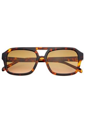 Freyrs Eyewear Havana Aviator Sunglasses in Tortoise /Brown at Nordstrom