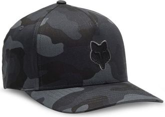 Fox Fox Head Flexfit Hat Cap f&uuml;r Herren | grau/schwarz