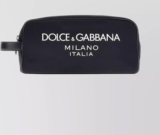 Dolce & Gabbana midnight blue nylon blend beauty case