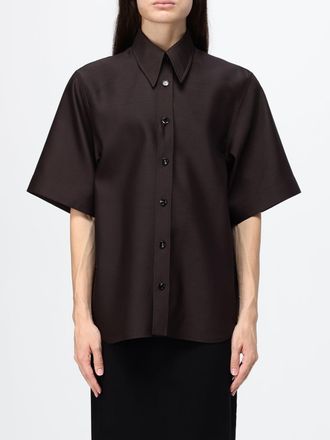Bottega Veneta Camicia in lana e seta