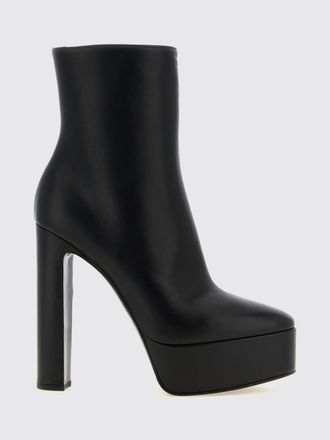 Le Silla Nara Lambskin Ankle Boots with High Heel and Platform