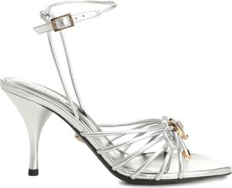 Versace Sandali La Medusa con tacco - Argento