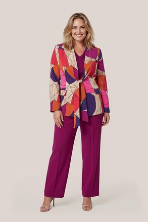 Mart Visser Hannah Print Blazer Plum / Multi Maxi