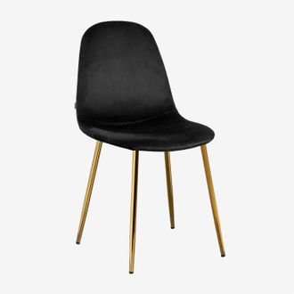 Sklum Set Di 4 Sedie Da Pranzo Glamm Sklum Dorato