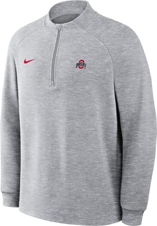 Nike Ohio State Par Nike Mens Therma-FIT College Half-Zip Pullover in Grey | 068F01HOH-P8H