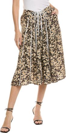 Stella McCartney Stella Mccartney Annie Silk Midi Skirt