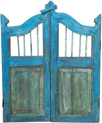 Wanderlust Deco Puerta De Madera Acabado Artesanal 80x3x103h Cm