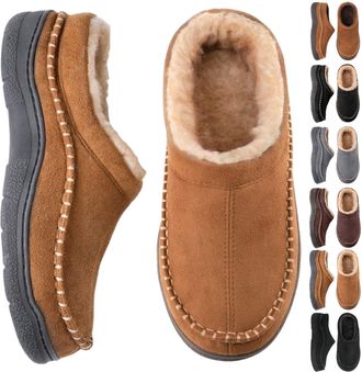 Generic Slippers Men Womens Slippers Thick Sole Warm Comfortable Home Footwear Cozy Winter for Women Faux Fur Lined Memory Foam Indoor House Shoes for Men Wom