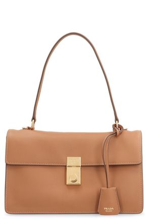 Prada Prada Soft Sound Leather Shoulder Bag