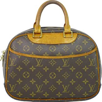 Louis Vuitton Trouville Monogram Canvas Brown Canvas Handbag (Pre-Owned)