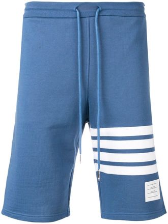 Thom Browne Bermuda con righe - Blu