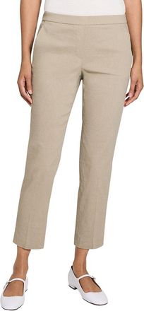 Theory Treeca Pull On Linen-Blend Pant