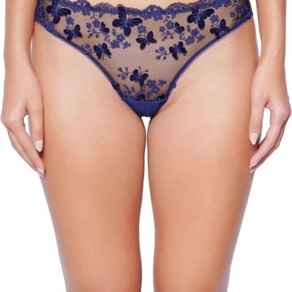 Huit Papillon Panty In Navy
