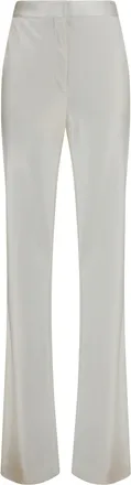 Tom Ford Womens Trousers Bias-Cut Polka-Dot Off White Viscose