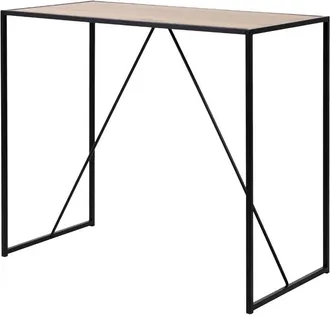 Selsey Selsey Krapina - Tavolo Bar 120x60 Cm - Colore Legno / Nero - Stile Industriale