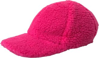 Dolce & Gabbana Pink Fleece Plush Baseball Hat Men