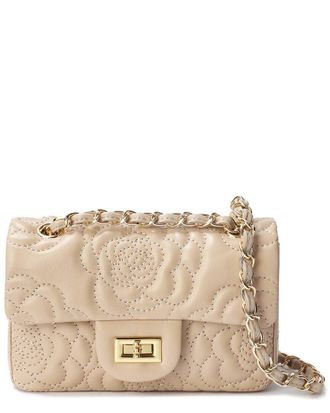 Tiffany & Fred Top-Grain Quilted Crossbody/Shoulder Bag