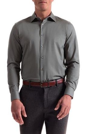 Bugatchi Jimmy OoohCotton Button-Up Shirt in Khaki at Nordstrom Rack, Size Xx-Large