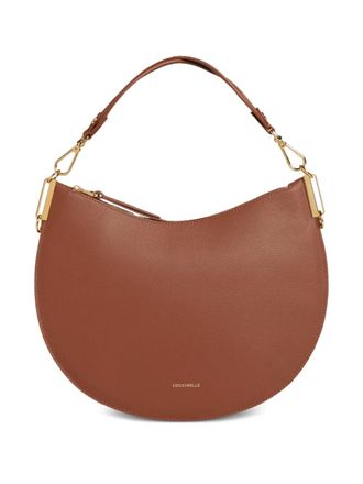Coccinelle Sunup zip tote bag - women - Calf Leather - One Size - Brown