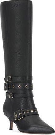 Vince Camuto Tyleen Pointed Toe Knee High Boot in Black at Nordstrom Rack, Size 9.5